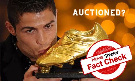 Did Christiano Ronaldo sell his Golden Boots to donate funds to kids in ...