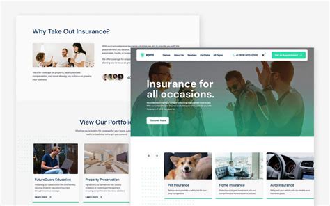 Insurance Agent Website 的图像结果