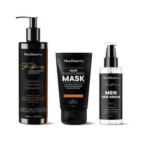 Hair Care Solution Trinity Combo Pack for Men – Men Deserve