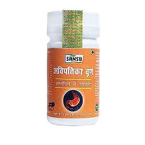 Buy Sansu Avipattikar Churna - For Hyperacidity and Digestion - 100g ...
