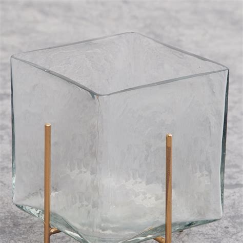 Buy Fiesta Glass Planter with Metal Stand from Home Centre at just INR ...