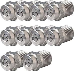 Pressure Washer Nozzle (10pk) 15045 (15 Degree size #045) Threaded ...