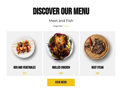 Image result for Web Menu Design