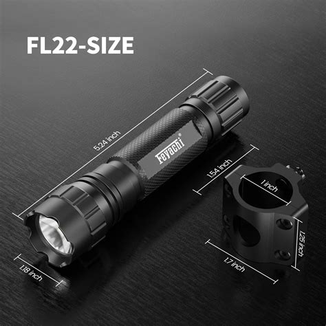 Feyachi FL22-MB Tactical Flashlight 1200 Lumen LED Weapon Light with ...