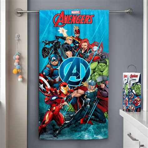 Avengers Kids Bath Towel - Blue – Sassoon Fab