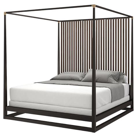Mid-Century Modern Canopy Bed - US King For Sale at 1stDibs | mid ...