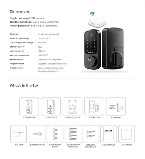 Modern Home Access Made Simple with DESLOC Fingerprint Technology
