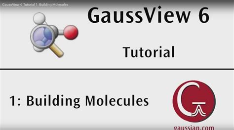 Image result for GaussView Tutorial