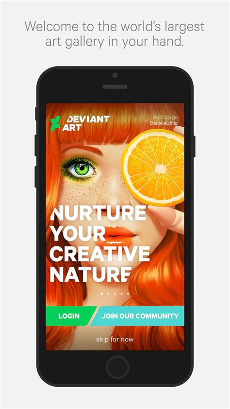 Image result for deviantART App. Log In