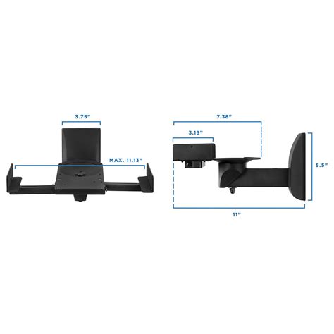 Buy in India Mount-It! MI-SB37 Universal Speaker Wall Mounts (Pair ...