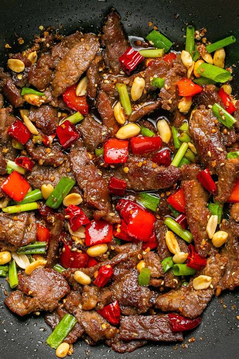 Kung Pao Beef Recipe (Crispy Beef in a Spicy Szechuan Sauce)