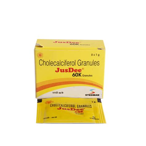 Jusdee Vitamin D3 60K Granules (8x1gm Sachets) - Cureka - Online Health ...