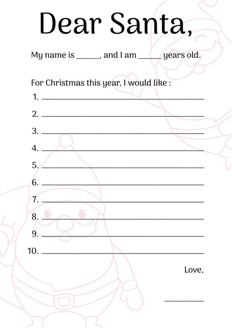 Free Christmas Letter Templates