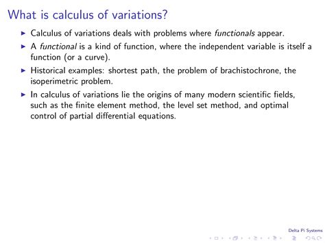 Image result for Calculus of Variations Introduction