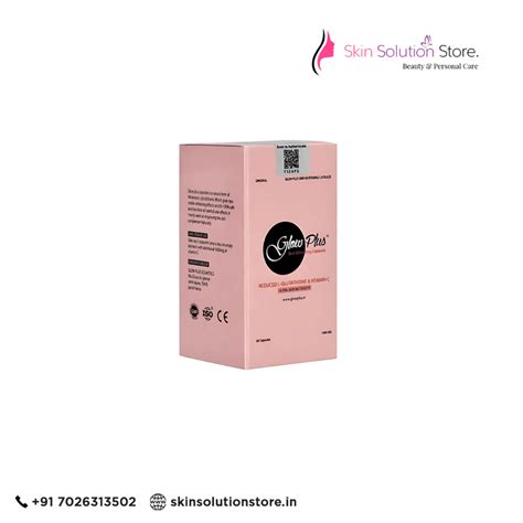 Glow Plus Glutathione Skin Whitening Capsules – Skin Solution Store