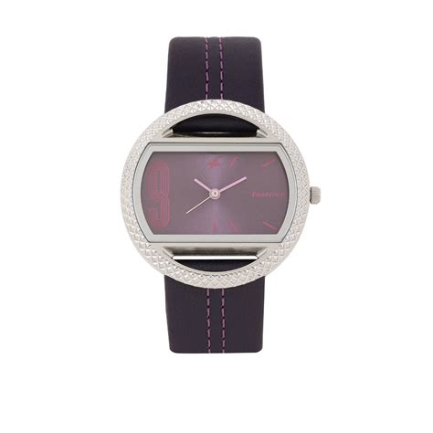 Buy Fastrack Purple Dial Purple Leather Strap Watch Online