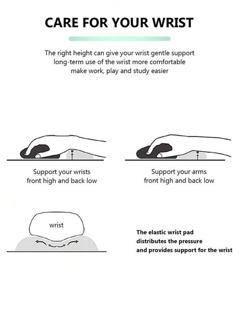 Conjunto de descanso de pulso para teclado e mouse em gel - Almofada de ...