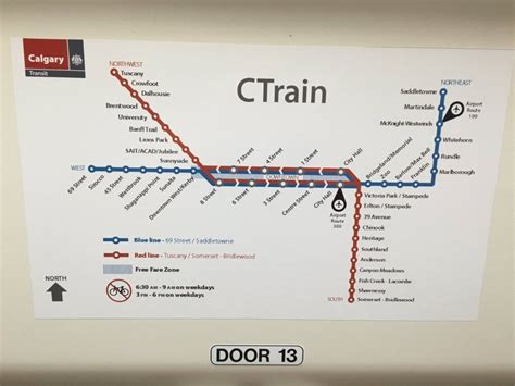 Transit Maps: Photo – Official Map: New CTrain System Map, Calgary, Canada, 2016