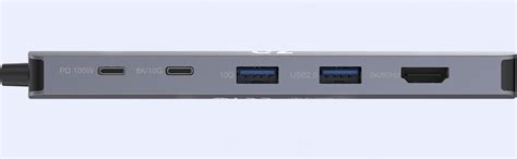 QZ USB 4.0 Hub, Dual Display, HDMI 8K/60Hz, 4K/120Hz, DisplayPort 8K ...