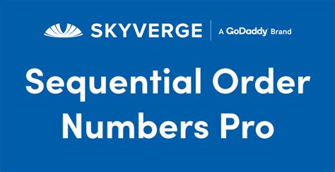 Image result for Sequential Order Numbers