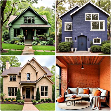 Painted Brick Exterior