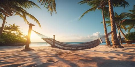 Ai generated ai generative beach island sand ocean sea vacation relax ...
