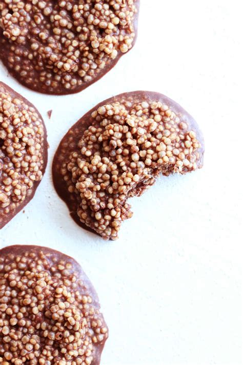 Chocolate Quinoa Crisps - The Toasted Pine Nut