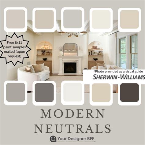 Modern Neutrals Paint Palette | Sherwin-williams Colors for Whole House ...
