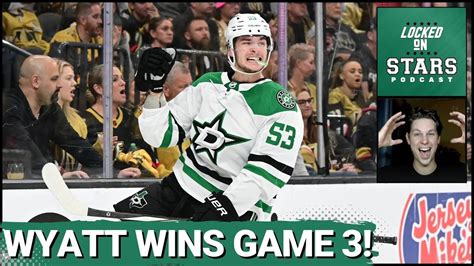 Wyatt Johnston Wins Game 3 in OT! DAL vs VGK Game 3 Reaction: Stars ...