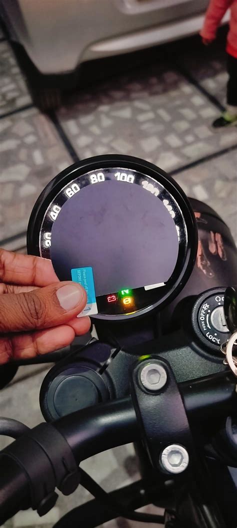 ASRYD Motorbike Speedometer Scratch Guard Screen Protector for Hunter ...