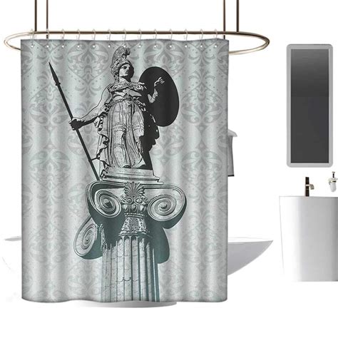 Buy MKOK Camping Shower curtain54 x78 Sculptures,Statue of Athena on ...