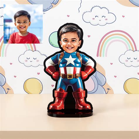 Personalized Superhero - Captain America – Minetoon
