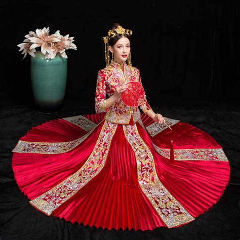 中式结婚礼服女古装图片-海量高清中式结婚礼服女古装图片大全 - 阿里巴巴