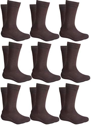 Buy Cotson Organic Cotton and Bamboo Men's Formal Socks Pack of 9 ...