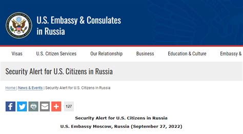 美方建议在俄美国公民尽快离开 同时警告美国公民谨慎前往俄罗斯_新闻快讯_海峡网
