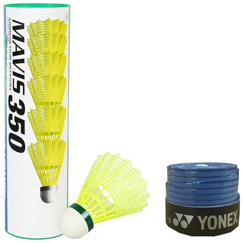Buy Yonex Mavis 350 Nylon Shuttlecock (Pack of 6) - Made in Japan & ET ...