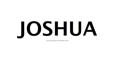 Joshua Name Design