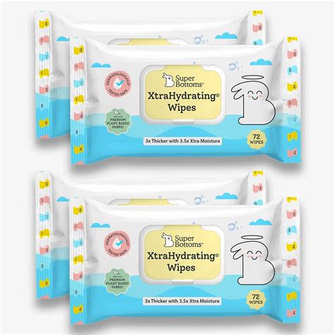 XtraHydrating® Wet Wipes for Newborn Baby by SuperBottoms