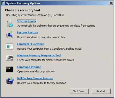 Image result for Windows 7 System Factory Reset