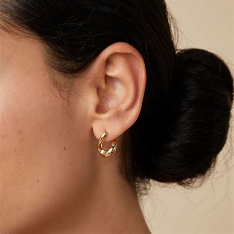 Cosmic Star Dome Chunky Hoops