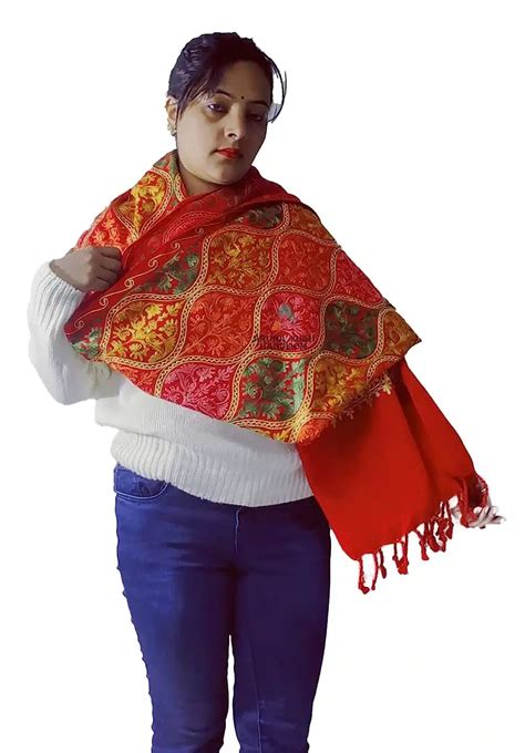 Kashmiri Stole: Elegant Handcrafted Luxury Wear - Kashmiri stole