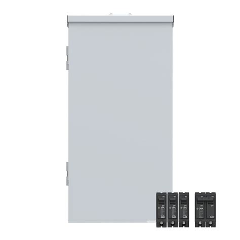 ABB ReliaHome P-Series 200 -Amp 20 -Spaces 40 -Circuit Outdoor Main ...
