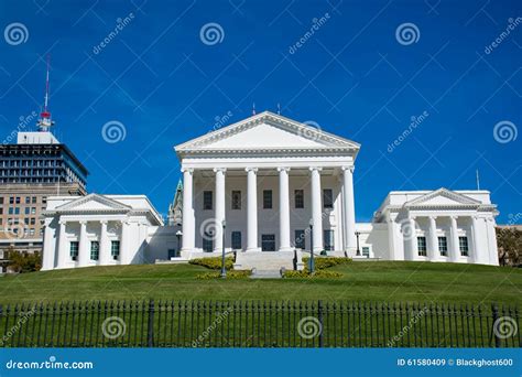 State Capital Building in Downtown Richmond Virginia Editorial Stock Image - Image of urban ...