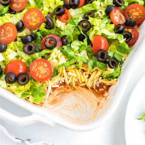 Taco Salade Dip Taco Dip