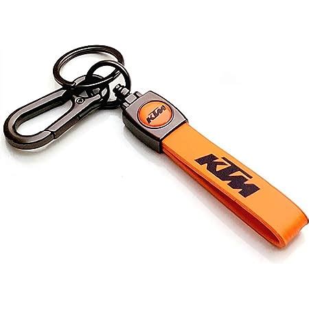 Aayush Premium Leather Keychain and Keyring Compatible with KTM 200 ...