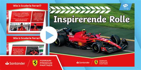 Scuderia Ferrari F1: Inspirerende Rolle - Interaktiewe PowerPoint (Sluit in