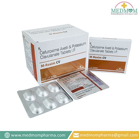 M-ROXIM CV Tablets Medmom Pharmaceuticals LLP