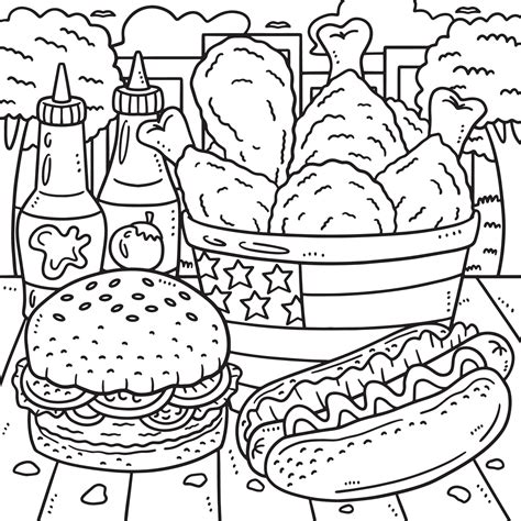 Food Coloring Page