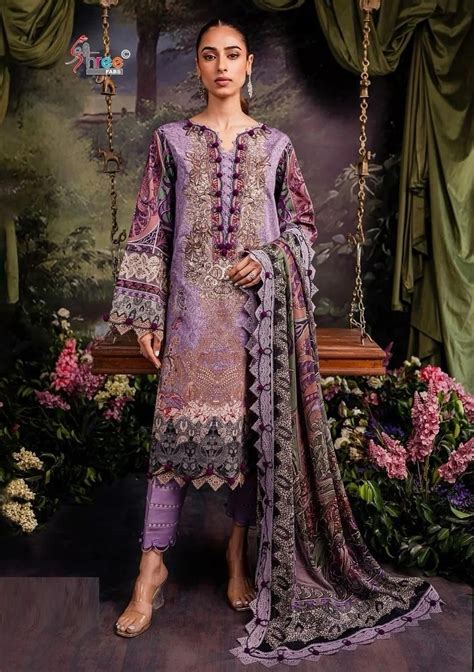 Shree Jade Tropical 24 Vol 2 Pakistani Suits With Chiffon Dupatta