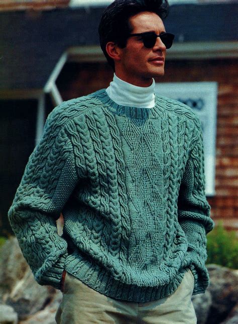 Mens Cable Knit Sweater Pattern Free - Pattern Tips Archive